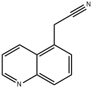 2-(quinolin-5-yl)acetonitrile 结构式