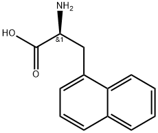 3-(1-萘基)-L-丙氨酸 结构式