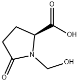 1-(hydroxymethyl)-5-oxo-L-proline 结构式