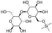 4-O-[2-O,3-O,4-O,6-O-Tetrakis(trimethylsilyl)-β-D-galactopyranosyl]-1-O,2-O,3-O,6-O-tetrakis(trimethylsilyl)-D-glucopyranose 结构式