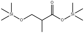 2-Methyl-3-[(trimethylsilyl)oxy]propionic acid trimethylsilyl ester 结构式