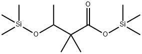 2,2-Dimethyl-3-(trimethylsiloxy)butyric acid trimethylsilyl ester 结构式