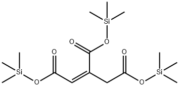 (Z)-1-Propene-1,2,3-tris(carboxylic acid trimethylsilyl) ester 结构式