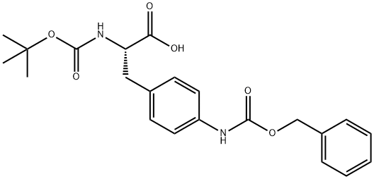 BOC-L-苯丙氨酸(4-NHZ)-OH 结构式