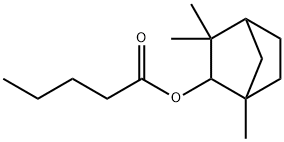 Valeric acid 1,3,3-trimethylbicyclo[2.2.1]heptan-2-yl ester 结构式