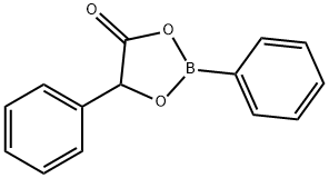 2,4-Diphenyl-1,3,2-dioxaborolane-5-one 结构式