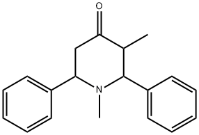 1,3-二甲基-2,6-二苯基哌啶-4-酮 结构式