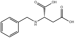 (2S)-2-(苯基甲基氨基)丁二酸 结构式