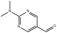 2-二甲基氨基嘧啶-5-甲醛 结构式