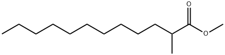 2-Methyldodecanoic acid methyl ester 结构式