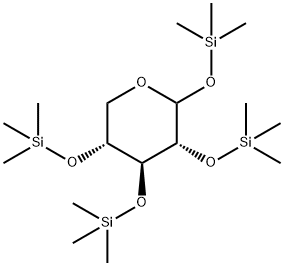 1-O,2-O,3-O,4-O-Tetrakis(trimethylsilyl)-D-xylopyranose 结构式