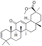 Oleana-2,12-dien-29-oic acid, 11-oxo-, methyl ester, (20alpha)- 结构式