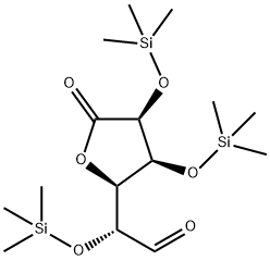 2-O,4-O,5-O-Tris(trimethylsilyl)-D-glucuronic acid 6,3-lactone 结构式