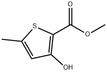 3-羟基-5-甲基-2-噻吩羧酸甲酯 结构式