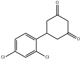 5-(2,4-二氯苯基)环己烷-1,3-二酮 结构式