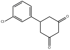 5-(3-氯苯基)-1,3-环己二酮 结构式