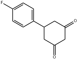 5-(4-氟苯基)环己烷-1,3-二酮 结构式