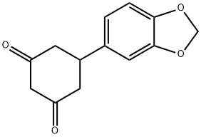 5-[3,4-(甲二氧基)苯基]-1,3-环己二酮 结构式