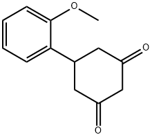 5-(2-甲氧基苯)环己烷1,3-二酮 结构式