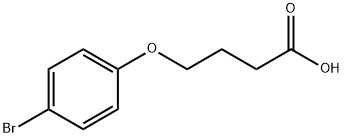 4-(4-溴苯氧基)丁酸 结构式