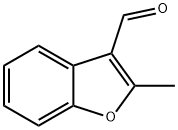 2-甲基苯并呋喃-3-甲醛 结构式