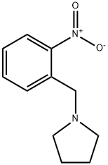 1-(2-Nitrobenzyl)pyrrolidine 结构式