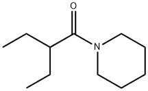 1-Piperidino-2-ethyl-1-butanone 结构式