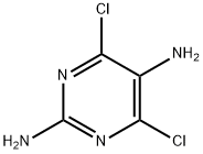 2,5-二氨基-4,6-二氯嘧啶 结构式