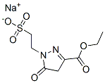 2-(3-Ethoxycarbonyl-5-oxo-2-pyrazolin-1-yl)ethanesulfonic acid sodium salt 结构式