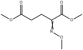 2-(Methoxyimino)pentanedioic acid dimethyl ester 结构式