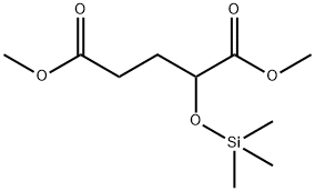 2-(Trimethylsiloxy)pentanedioic acid dimethyl ester 结构式