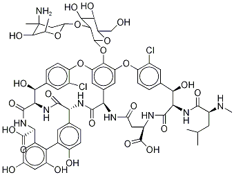 万古霉素CDP-1 结构式