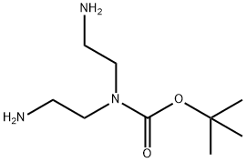 N'-BOC,2,2-二氨基乙二胺 结构式