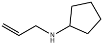 N-烯丙基环戊基胺 结构式