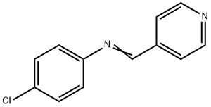 4-Chloro-N-(4-pyridinylmethylene)benzenamine 结构式