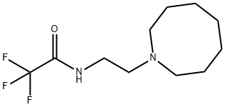 2,2,2-Trifluoro-N-[2-(octahydroazocin-1-yl)ethyl]acetamide 结构式