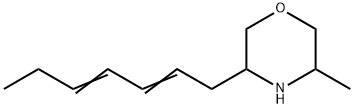 3-(2,4-Heptadienyl)-5-methylmorpholine 结构式