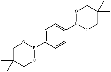 1,4-苯二硼酸双(新戊二醇)酯 结构式