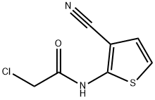 2-氯-N-(3-氰基噻吩-2-基)乙酰胺 结构式