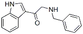 N-(indol-3-ylglyoxylyl)benzylamine 结构式