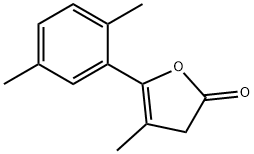 5-(2,5-Dimethylphenyl)-4-methyl-2(3H)-furanone 结构式