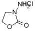 3-氨基恶唑烷-2-酮盐酸盐 结构式