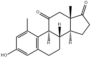 3-hydroxy-1-methyl-1,3,5(10)-estratriene-11,17-dione 结构式