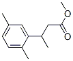 β,2,5-Trimethylbenzenepropionic acid methyl ester 结构式