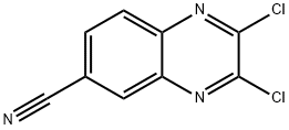 6-QUINOXALINECARBONITRILE, 2,3-DICHLORO- 结构式