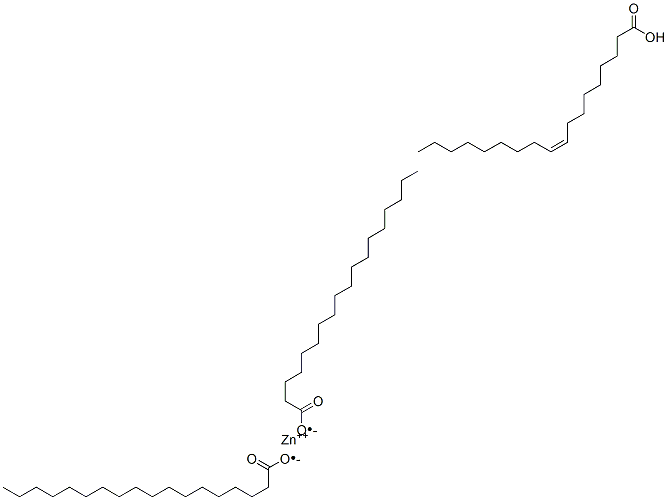 (Z)-(OCTADECANOATO-O)(9-OCTADECENOATO-O)ZINC 结构式