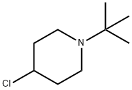 1-叔丁基-4-氯哌啶 结构式