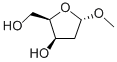 Methyl2-Deoxy-alpha-D-threo-pentofuranoside 结构式