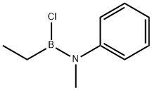 Chloroethyl(N-methyl-N-phenylamino)borane 结构式