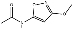 Acetamide, N-(3-methoxy-5-isoxazolyl)- (9CI) 结构式
